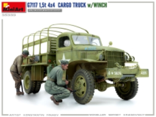 Mini Art 35389 G7117 1,5T 4×4 CARGO TRUCK w/WINCH