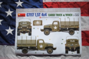 Mini Art 35389 G7117 1,5T 4×4 CARGO TRUCK w/WINCH