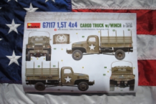 Mini Art 35389 G7117 1,5T 4×4 CARGO TRUCK w/WINCH