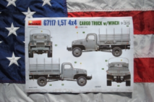 Mini Art 35389 G7117 1,5T 4×4 CARGO TRUCK w/WINCH