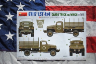 Mini Art 35389 G7117 1,5T 4×4 CARGO TRUCK w/WINCH