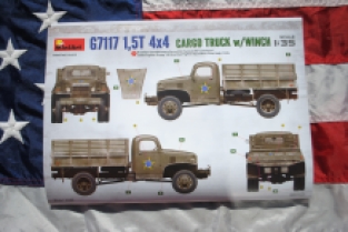 Mini Art 35389 G7117 1,5T 4×4 CARGO TRUCK w/WINCH