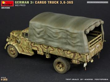 MiniArt 35456 German 3t Cargo Truck 3,6-36S Mid Prod
