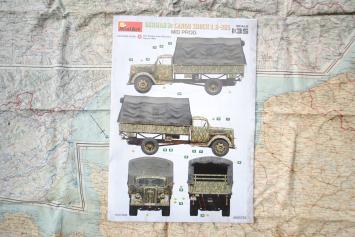 MiniArt 35456 German 3t Cargo Truck 3,6-36S Mid Prod