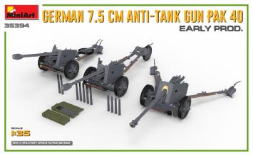 MiniArt 35394 German 7,5 cm Anti-Tank Gun PaK. 40 early prod.