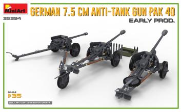 MiniArt 35394 German 7,5 cm Anti-Tank Gun PaK. 40 early prod.