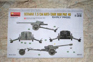 MiniArt 35394 German 7,5 cm Anti-Tank Gun PaK. 40 early prod.