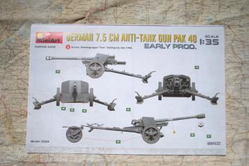 MiniArt 35394 German 7,5 cm Anti-Tank Gun PaK. 40 early prod.