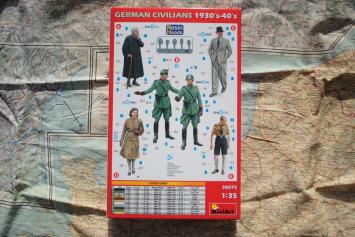 MiniArt 38075 GERMAN CIVILIANS 1930-40S. RESIN HEADS