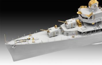 Revell 05179 German Destroyer Class 119 (Z1/Z5) Platinum Edition using metal parts