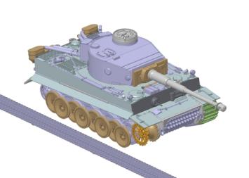 Zvezda 5002 German Heavy Tank Tiger I Early Production