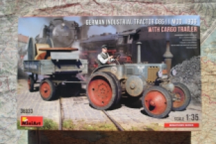 Mini Art 38033 GERMAN INDUSTRIAL TRACTOR D8511 MOD. 1936 WITH CARGO TRAILER