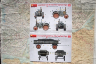 Mini Art 38033 GERMAN INDUSTRIAL TRACTOR D8511 MOD. 1936 WITH CARGO TRAILER