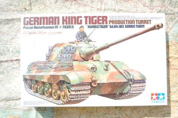 Tamiya 35164 German King Tiger Production Turret Panzer Kampfwagen VI Tiger II Königstiger Sd.Kfz. 182 Serien Turm