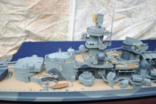 Trumpeter 03715 German Kriegsmarine Scharnhorst Battleship 'construit pour l'affichage'