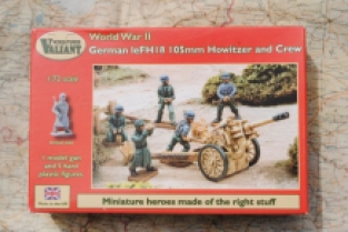 Valiant miniatures VM007 German leFH18 105mm Howitzer and Crew
