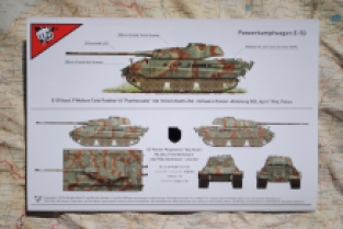 Modelcollect UA35015 German Medium Tank E-50 mit 10.5cm L/52 “Panther III Ausf.F” Pantherzahn