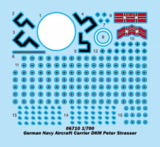 Trumpeter 06710 German Navy Aircraft Carrier DKM Peter Strasser