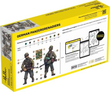 Heller 49606 Panzergrenadiers Allemands WWII