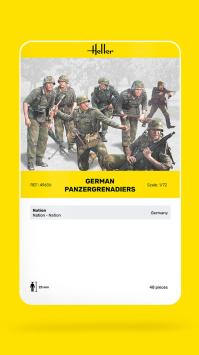 Heller 49606 Panzergrenadiers Allemands WWII
