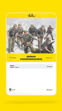 Heller 49606 GERMAN PANZERGRENADIERS WWII