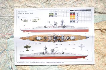 Trumpeter 05774 German Pocket Battleship (Panzer Schiff) Admiral Graf Spee 1939