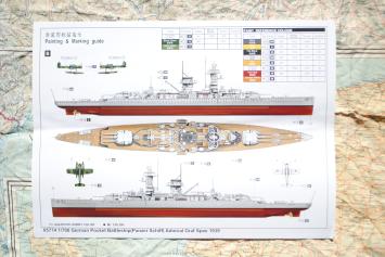 Trumpeter 05774 German Pocket Battleship (Panzer Schiff) Admiral Graf Spee 1939