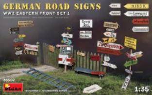 Mini Art 35602 GERMAN ROAD SIGNS 'WW2 EASTERN FRONT set 1'