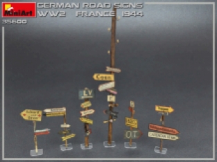 Mini Art 35600 GERMAN ROAD SIGNS WW2 'FRANCE 1944'