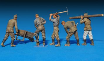 MiniArt 35408 GERMAN SOLDIERS AT WORK (RAD) SPECIAL EDITION
