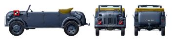Tamiya 32553 German Steyr 1500 Kommandeurwagen