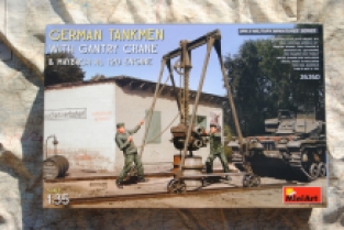 Mini Art 35350 GERMAN TANKMEN with GANTRY CRANE & Maybach HL 120 Engine