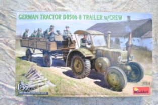 Mini Art 35314 GERMAN TRACTOR D8506 & TRAILER with CREW