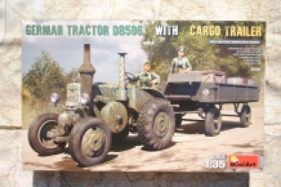 Mini Art 35317 GERMAN TRACTOR D8506 with CARGO TRAILER