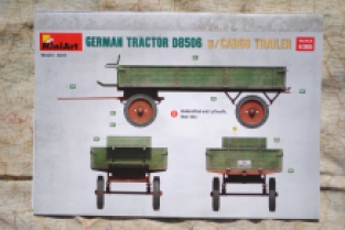 Mini Art 35317 GERMAN TRACTOR D8506 with CARGO TRAILER