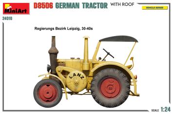 MiniArt 24010 GERMAN TRACTOR D8506 WITH ROOF