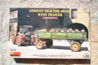 Mini Art 38038 GERMAN TRACTOR D8506 WITH TRAILER