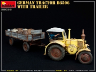 Mini Art 38038 GERMAN TRACTOR D8506 WITH TRAILER