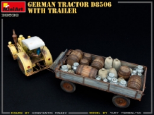 Mini Art 38038 GERMAN TRACTOR D8506 WITH TRAILER