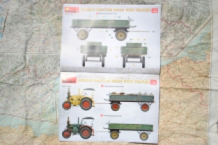 Mini Art 38038 GERMAN TRACTOR D8506 WITH TRAILER