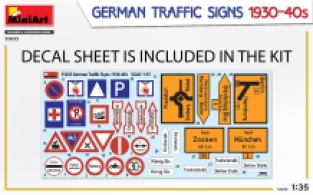 Mini Art 35633 GERMAN TRAFFIC SIGNS 1930-40s