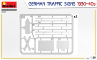 Mini Art 35633 GERMAN TRAFFIC SIGNS 1930-40s