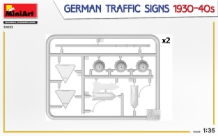 Mini Art 35633 GERMAN TRAFFIC SIGNS 1930-40s