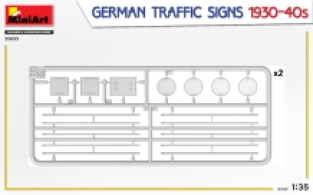 Mini Art 35633 GERMAN TRAFFIC SIGNS 1930-40s