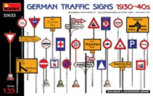 Mini Art 35633 GERMAN TRAFFIC SIGNS 1930-40s