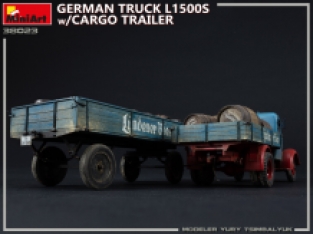 Mini Art 38023 GERMAN TRUCK L1500S with CARGO TRAILER