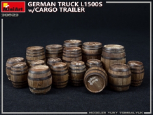 Mini Art 38023 GERMAN TRUCK L1500S with CARGO TRAILER