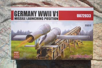 Modelcollect UA72033 Duitse V1-raketlanceerpositie uit de Tweede Wereldoorlog
