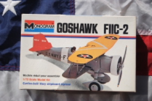 Monogram 6796 Goshawk F11C-2 Curtiss Built Navy Shipboard plane