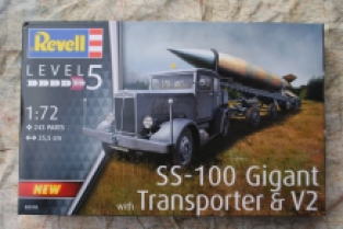 Revell 03310 Hanomag SS-100 Gigant with Transporter & V2
